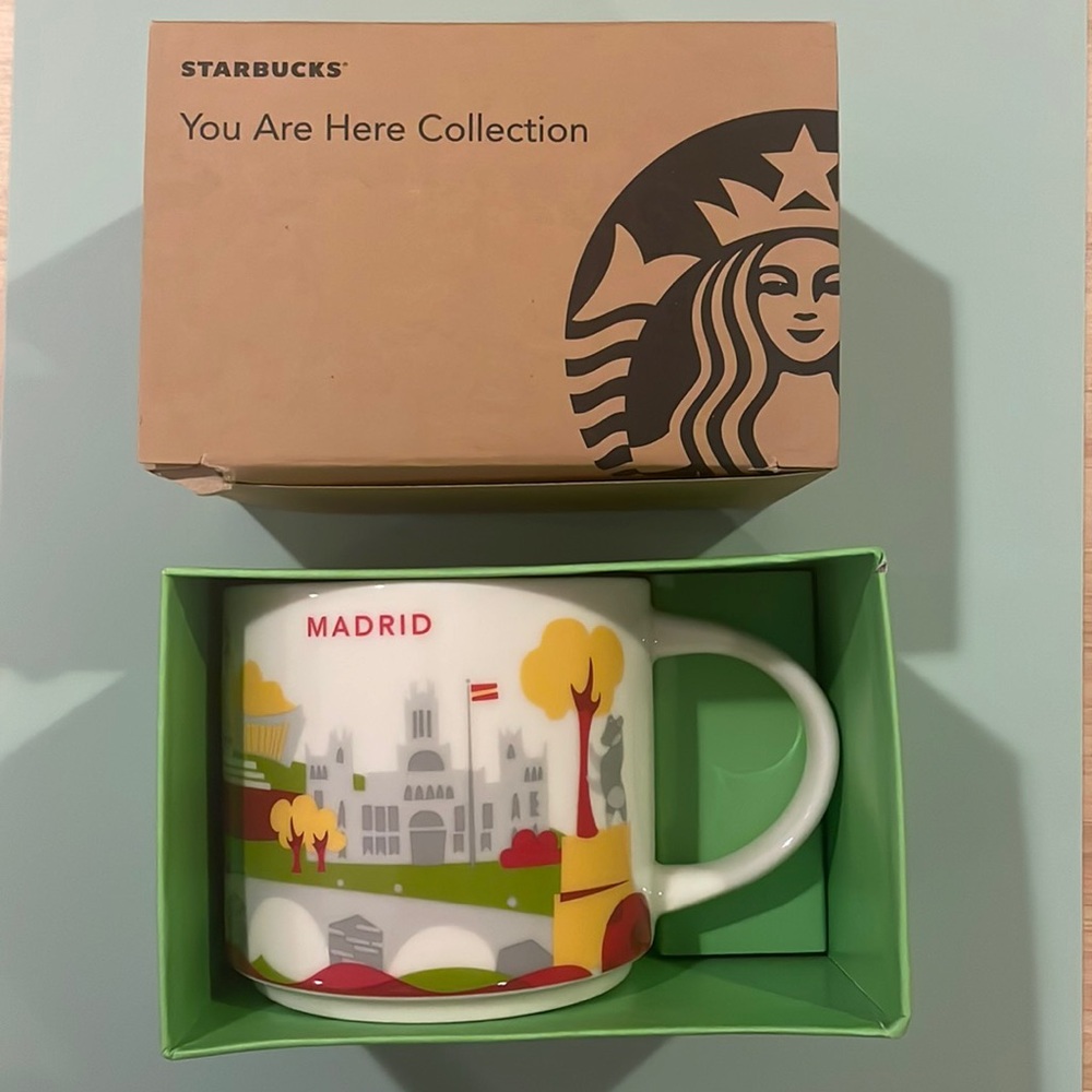 Starbucks “You Are Here” Collection Madrid new with box
